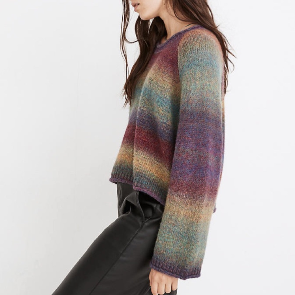 Madewell Space-dye Dodworth Pullover Sweater - Picture 3 of 6